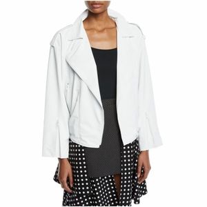 PASKAL Reflective Zip-Front Biker Jacket NWT XS